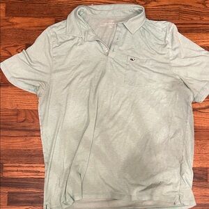 Vineyard Vines Soft Aqua Polo Shirt